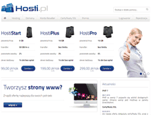 Tablet Screenshot of hosti.pl