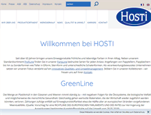 Tablet Screenshot of hosti.de